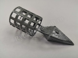 Кормушка Vikfish сербская пуля D25, 30 гр. леска, песок