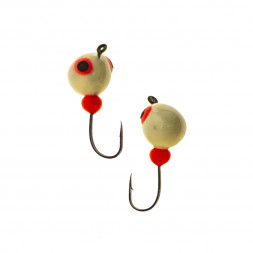 Мормышка вольфрамовая Lumicom Дробинка с ушком Ф6.5 обмазка малек MP