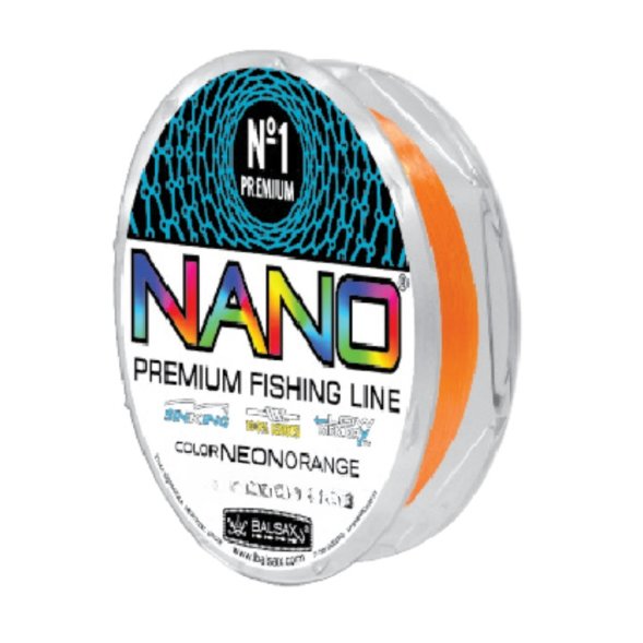 Леска BALSAX Nano Neon Orange 0.20 30м