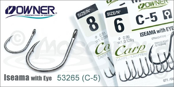 Крючок OWNER 53265-04 10шт Carp C-5