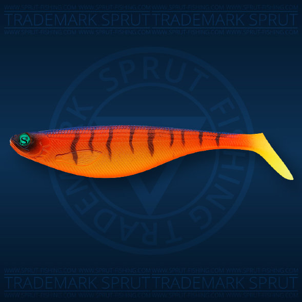 Приманка силик. Sprut Akira Shad 175 38г/GT 2шт