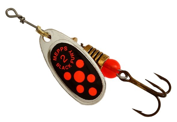 Блесна MEPPS Comet Black Fury №2 OR S