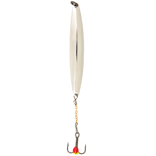Блесна зимняя Lucky John Nail Blade верт. цепочка, тройник 45мм LJNB45-S