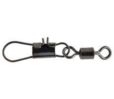 Вертлюг с карабином Condor Rolling Swiver With Interlock Snap, цвет Black Nikel, размер 02 100шт.