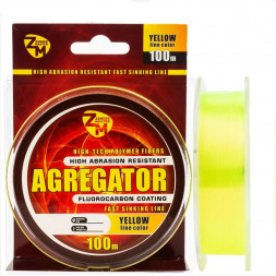 Леска ZanderMaster AGREGATOR 100m, 0.467мм х 17.6кг жёлтая