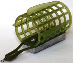 Кормушка фидерная Лиман пластик кругл. Сетка б/дна 60г стабилизаторы