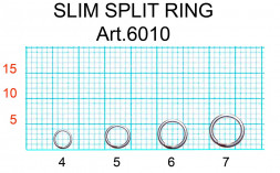 Кольцо заводное FISH SEASON Slim 5мм 7кг 18шт 6010-05F