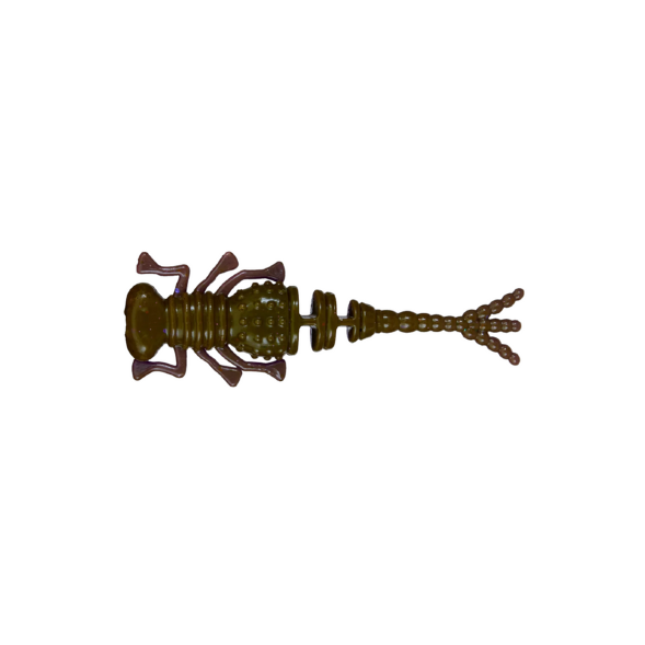 Мягкая приманка Brown Perch Kurva Фиолетовый LOH коричневая шуба UV 35мм 0,25гр цвет 014 22 шт
