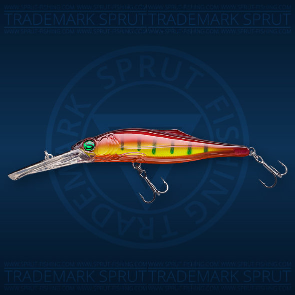 Воблер SPRUT Tara Troll 3D 137F 44г/YRP-3D