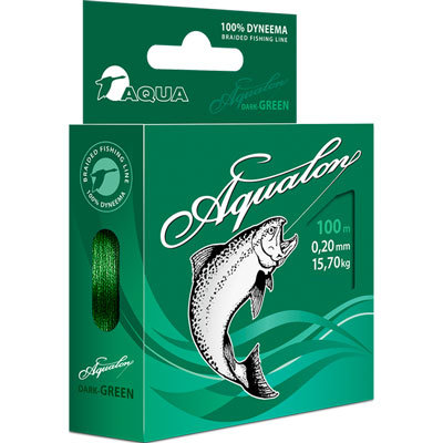 Леска плетеная Aqualon Dark-Green 0.30 100м