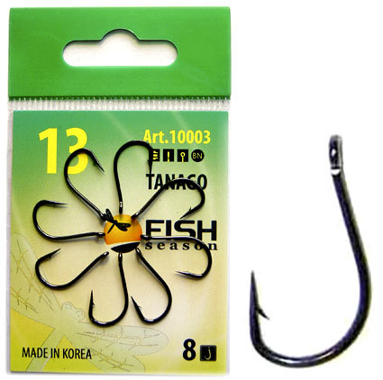 Крючок FISH SEASON Tanago-ring №9 BN 10шт 10003-09F