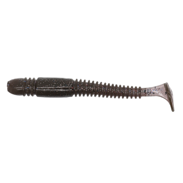 Мягкая приманка Brown Perch Sweet minnow Черный пепел 50мм 0,6гр цвет 016 16 шт