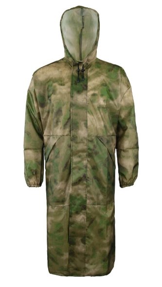 Плащ Elemental влагозащитный Raincoat оксфорд камуфляж, р.56-58