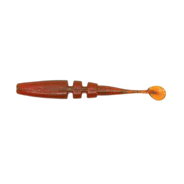 Мягкая приманка Brown Perch Fish Kayuker Машинное масло зеленая шуба UV 50мм 0,7гр цв.011 14 шт
