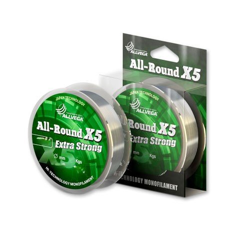 Леска ALLVEGA All-round X5 0.25 50м