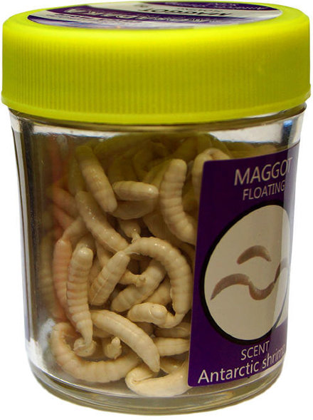 Приманка силик. KOSADAKA Опарыш бел. запах крев. 9г SMSF-W-ASH