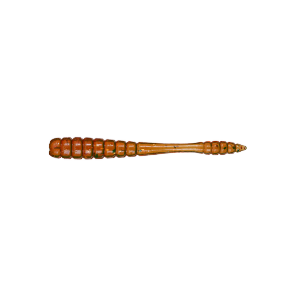 Мягкая приманка Brown Perch Hard-Worms Машинное масло зеленая шуба UV 50.8мм 0,4гр цв.011 18 шт