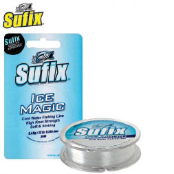 Леска Sufix Ice Magic Clear 30м 0.175мм 2.6 кг Rapala, Финляндия